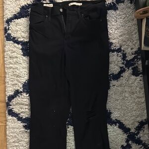 Levi’s Hi Rise Straight Crop Jeans